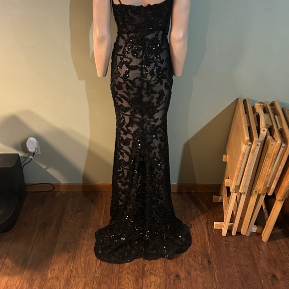 B.Darlin black, elegant dress size 5/6 NWT - Picture 14 of 16